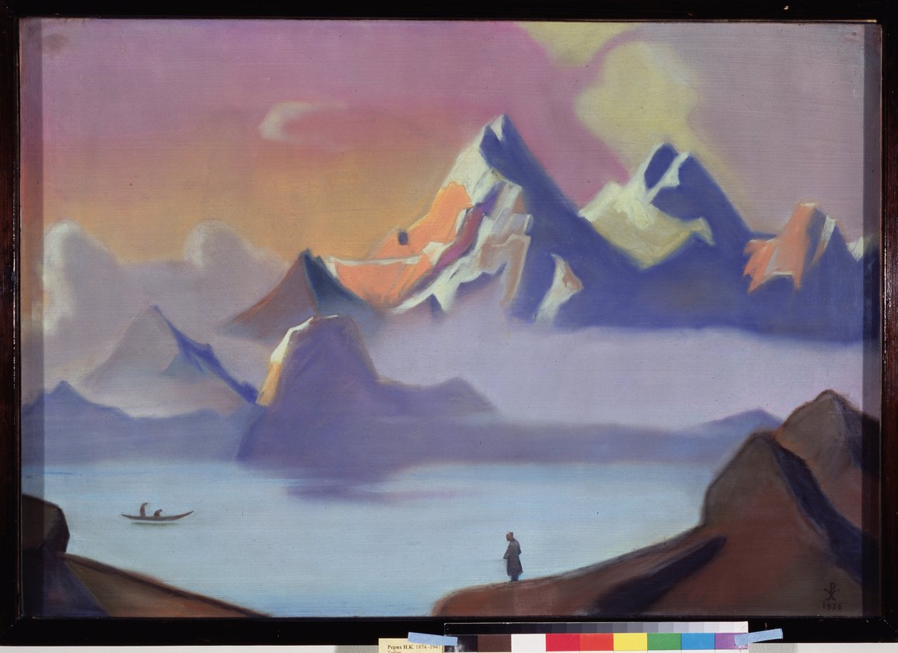 Tybet. Praca Mikołaja Roericha (1874-1947), tempera na płótnie autorstwa Nicholas Roerich
