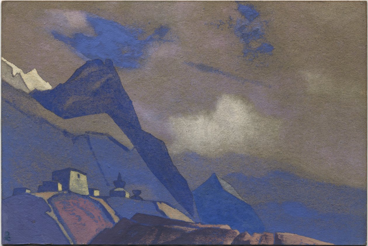 Tybet, niedaleko Brahmaputry, 1936 autorstwa Nicholas Roerich
