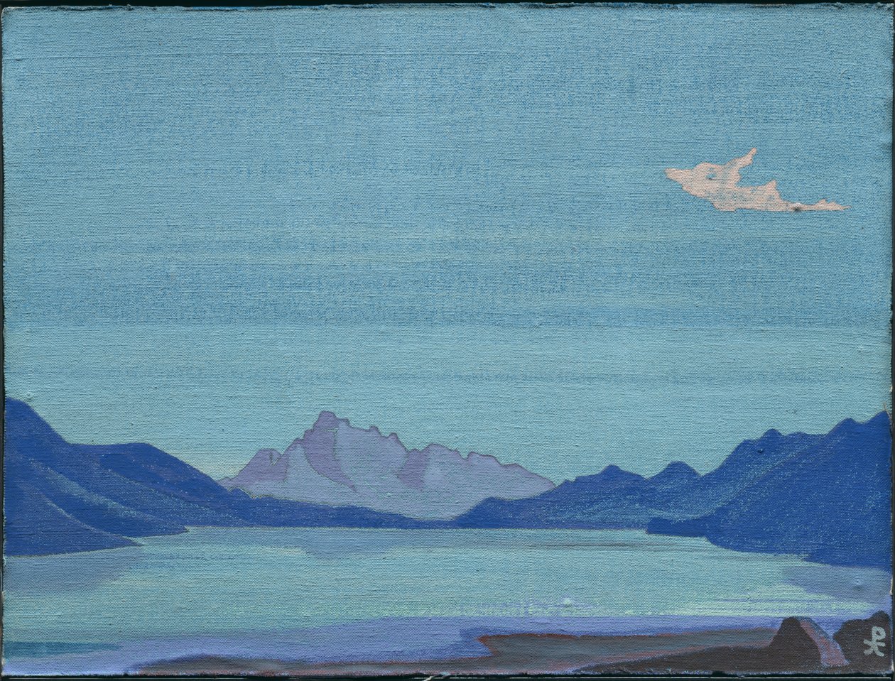 Jeziora Tybetańskie, 1933 autorstwa Nicholas Roerich