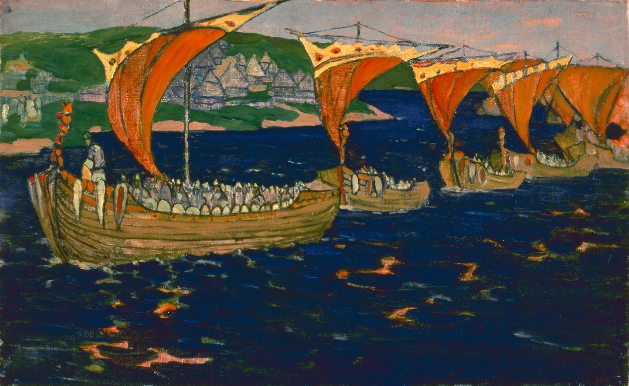 Nieproszeni goście autorstwa Nicholas Roerich