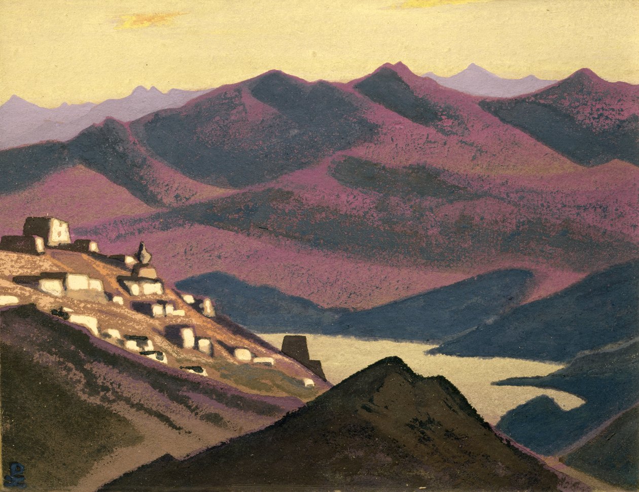 Jezioro Yam-Zo, 1937 autorstwa Nicholas Roerich