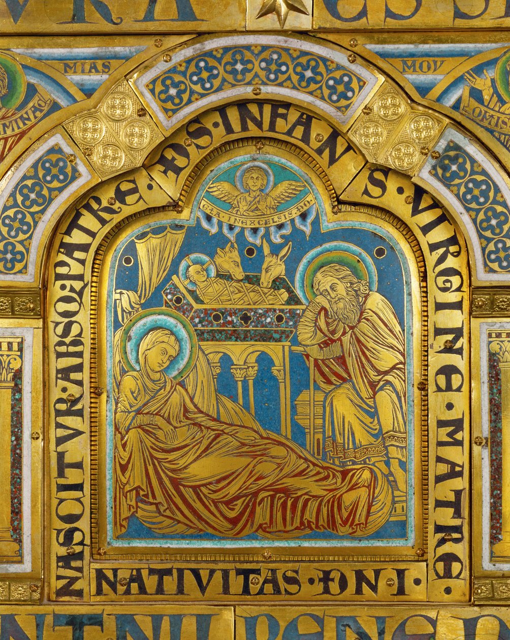 Narodzenie Pańskie z ołtarza w Verdun ... autorstwa Nicholas of Verdun