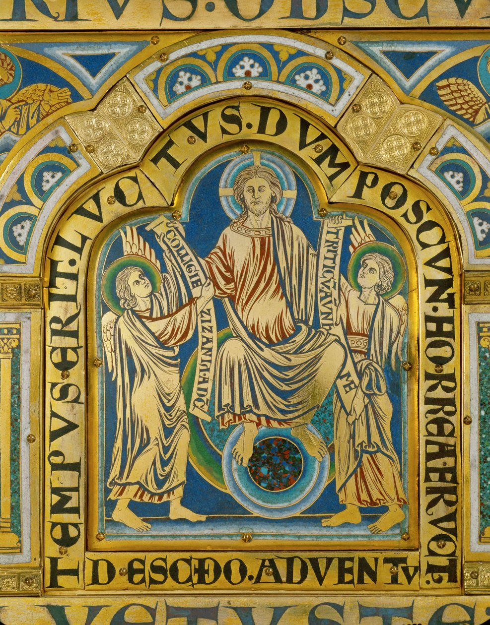 Drugie przyjście ... (emalia na złoconej miedzi) autorstwa Nicholas of Verdun