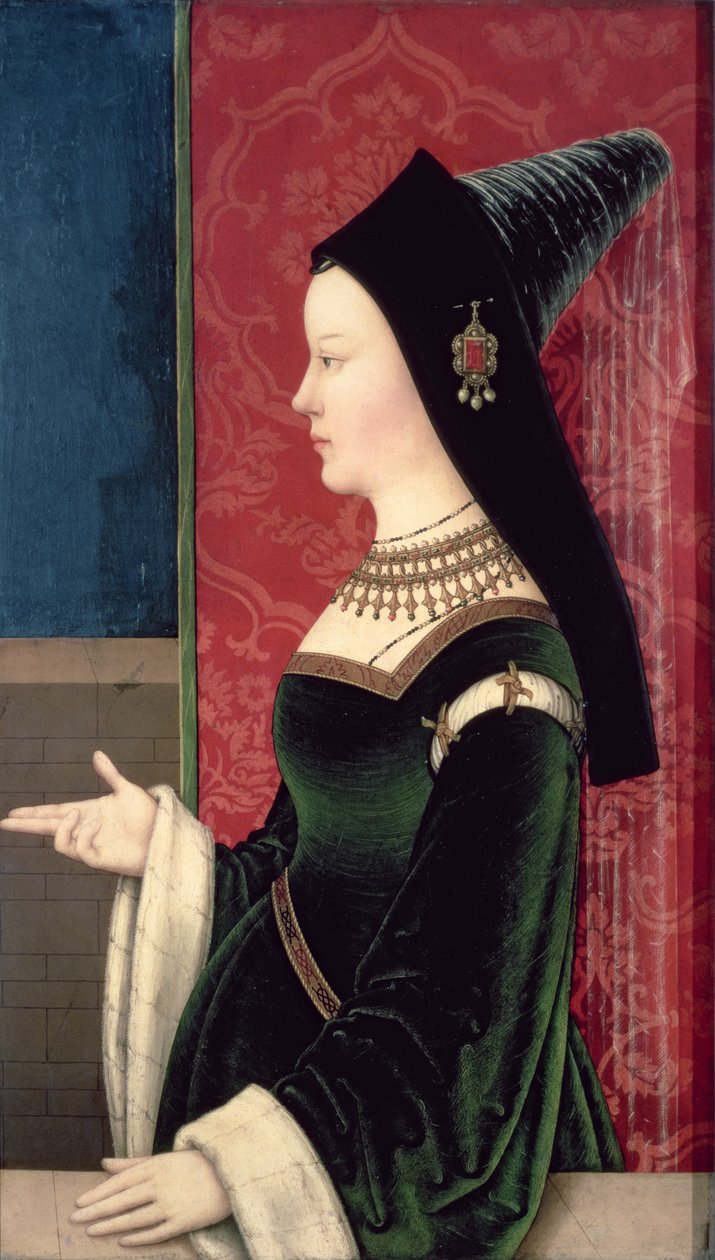 Maria Burgundzka (1458-1482) (panel) autorstwa Niclas Reiser