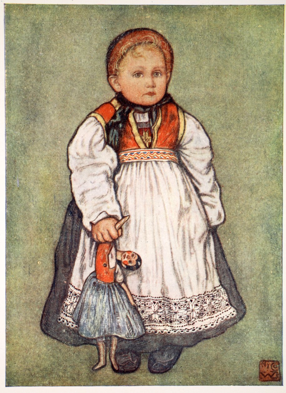 Dziecko z Telemarkenu, 1905 autorstwa Nico Jungman
