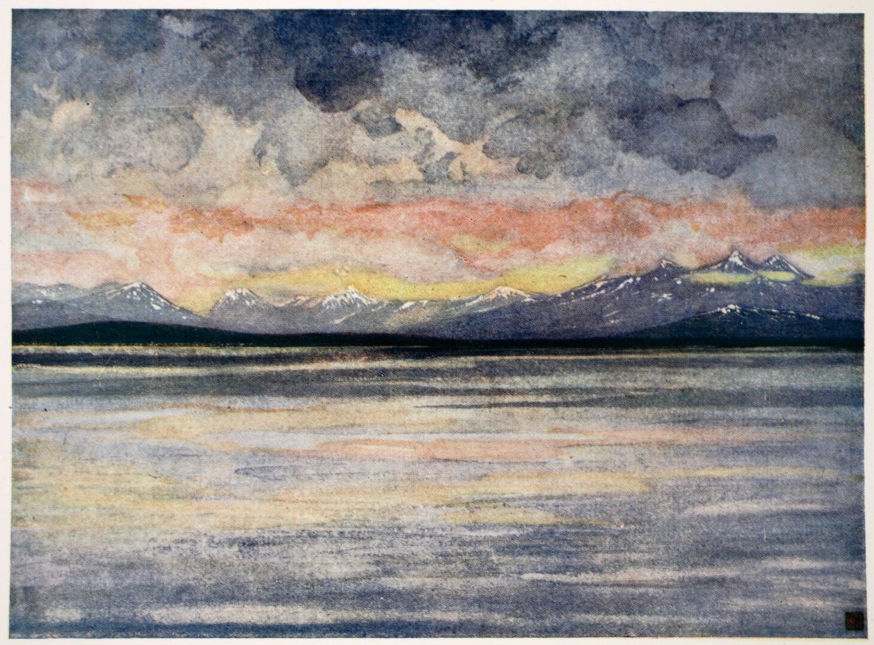Góry i fiordy zwrócone w stronę Molde, 1905 autorstwa Nico Jungman