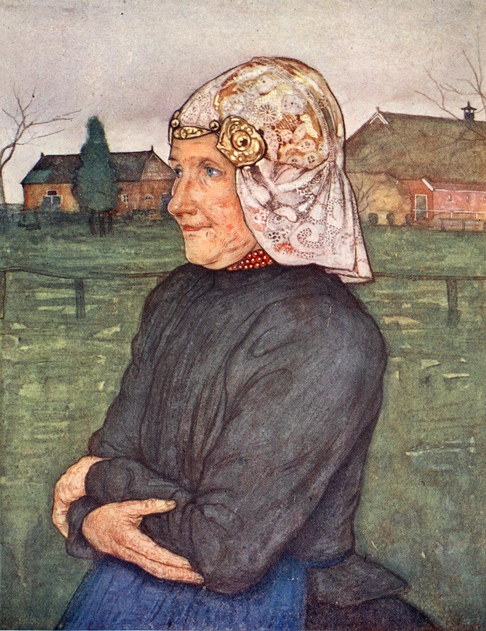 Stara kobieta z Drenthe, 1904 autorstwa Nico Jungman
