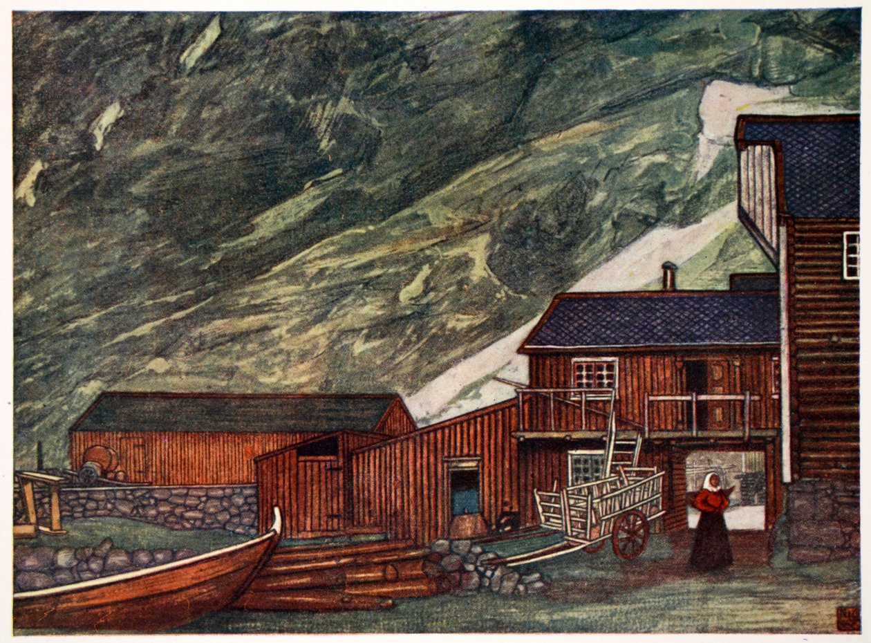 Na fiordzie, Sundalsoren, 1905 autorstwa Nico Jungman