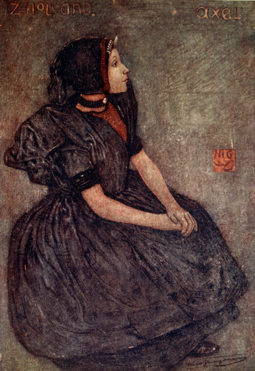 Zelandzka dziewczyna, 1904 autorstwa Nico Jungman