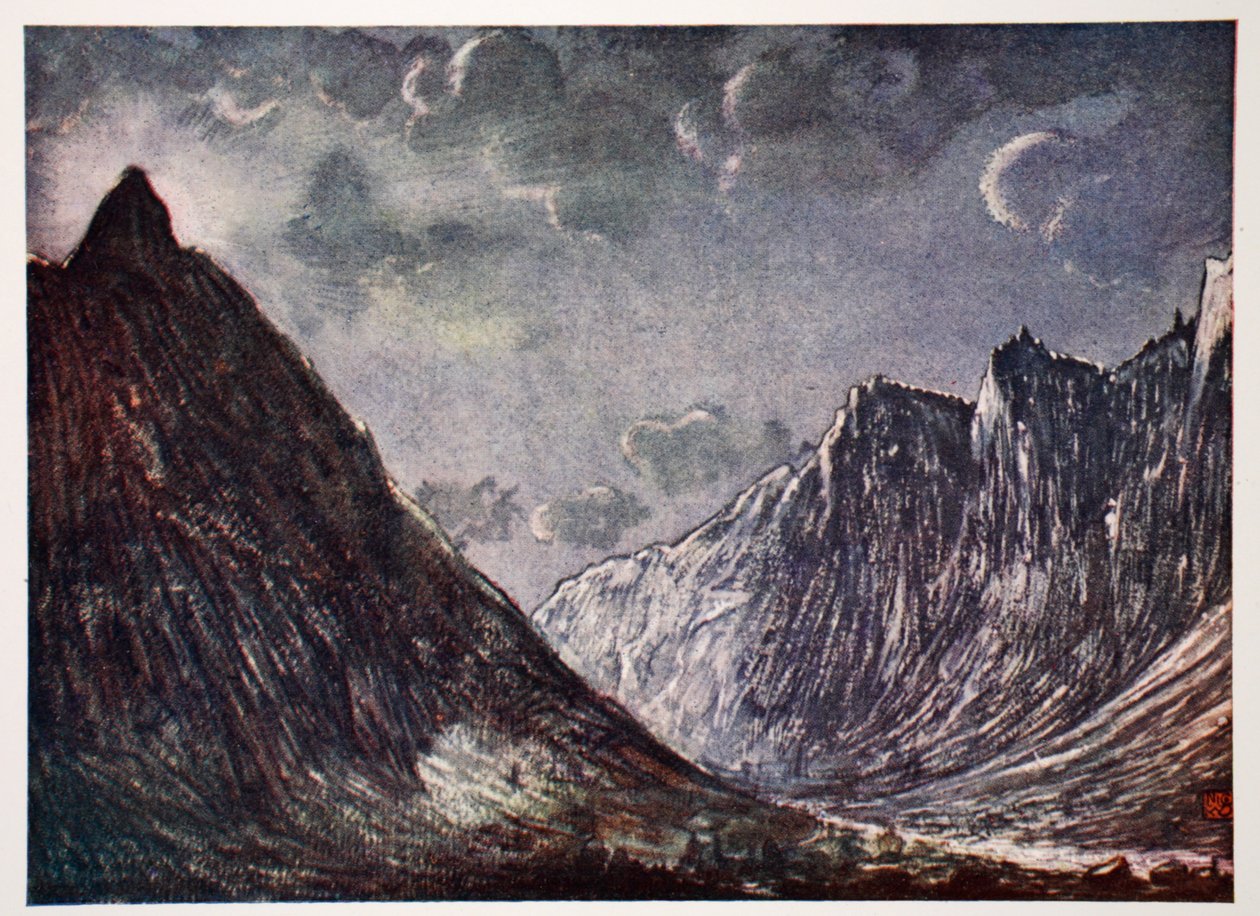 Róg Romsdala, 1905 autorstwa Nico Jungman