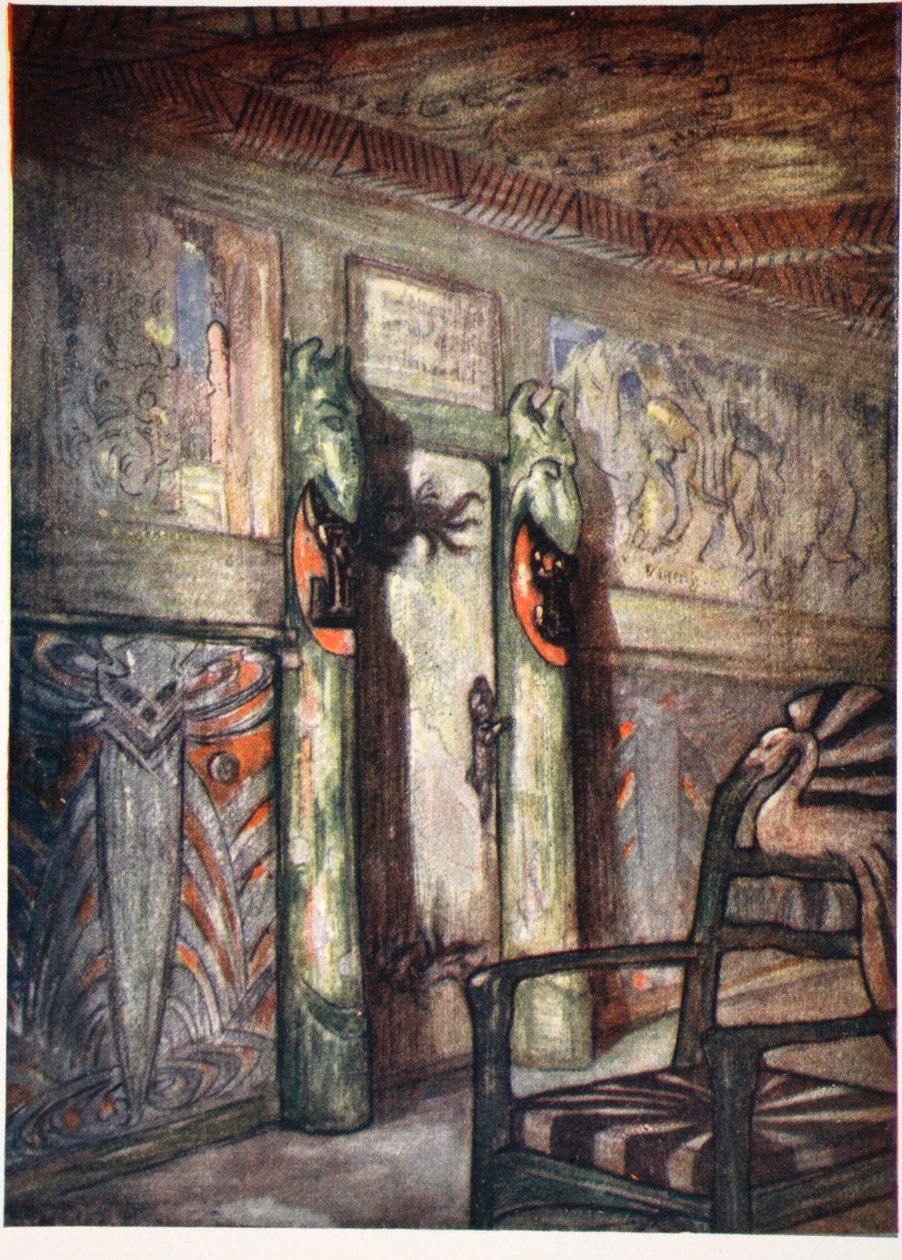 Pokój Munthe w Holmencollen, 1905 autorstwa Nico Jungman