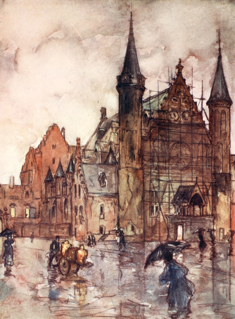 Binnenhof, Haga, 1904 autorstwa Nico Jungman