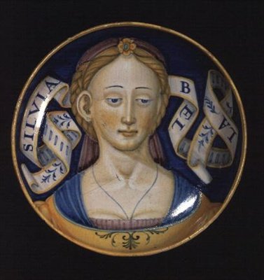 Filiżanka z majoliki, z serii Belle donne, 1525 autorstwa Nicolò Pellipario