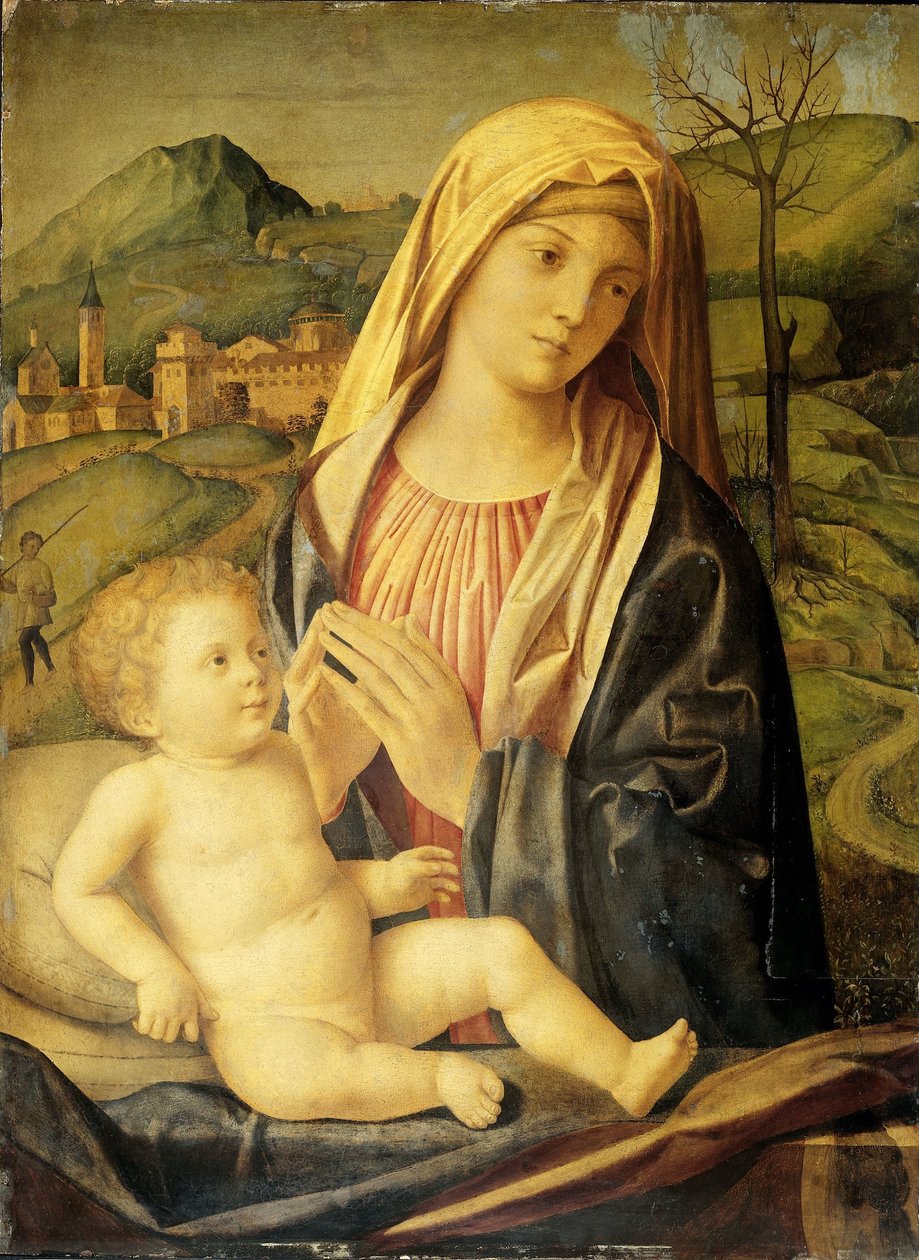 Dziewica i Dziecko autorstwa Nicolò Rondinello (attributed to)