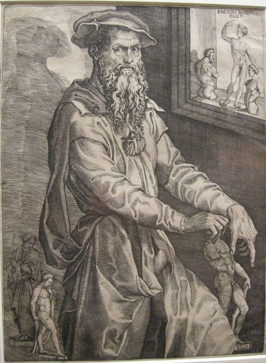 Portret Baccio Bandinellego autorstwa Nicolo della Casa