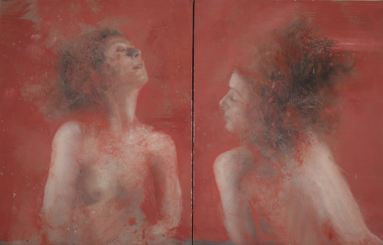 Dialog, 2015 (olej na płótnie) autorstwa Nicola Pucci