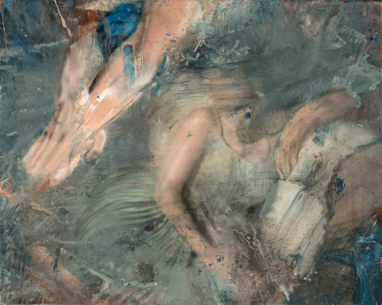 Kobieta leżąca na sofie, 2015 (olej na płótnie) autorstwa Nicola Pucci