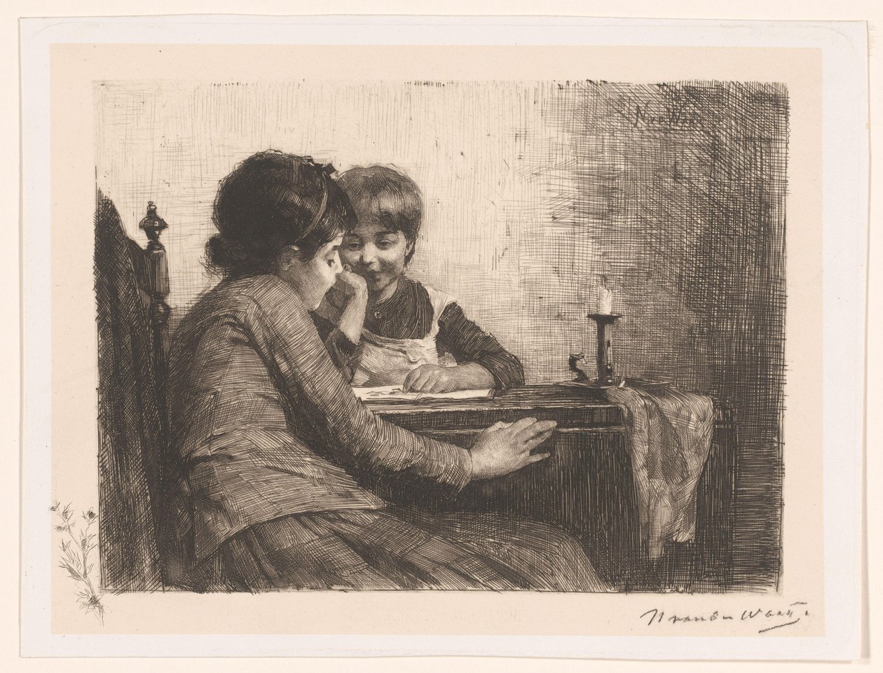 docenianie sztuki autorstwa Nicolaas van der Waay (signed by artist)