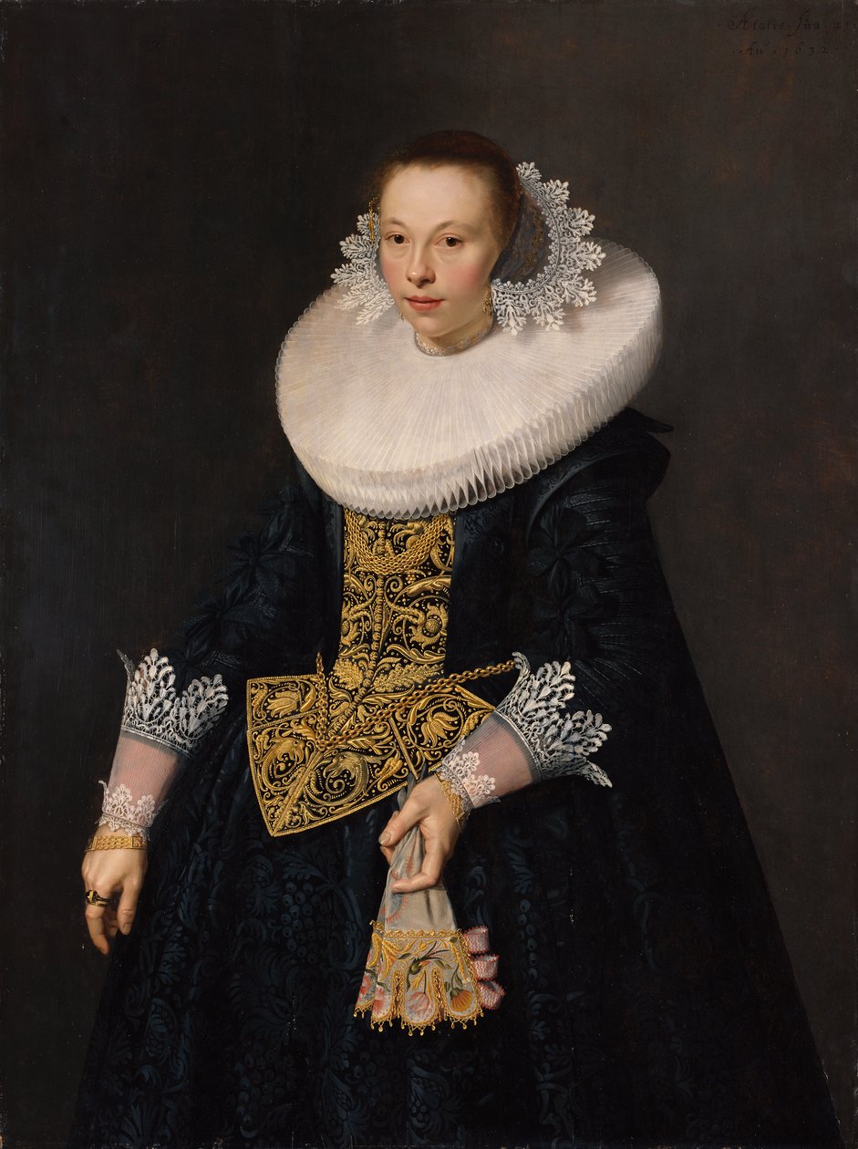 Portret młodej kobiety, 1632 autorstwa Nicolaes Eliasz