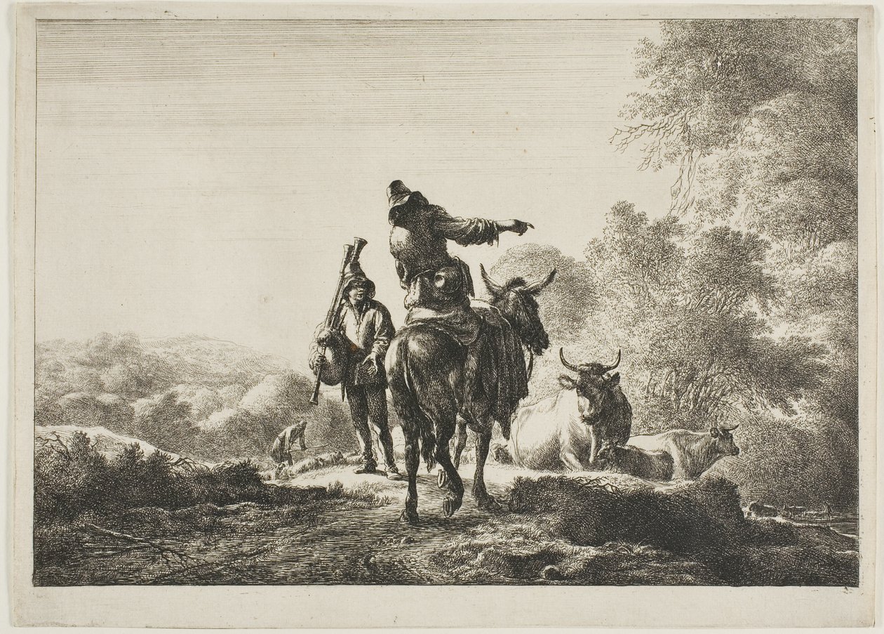 Dudziarz autorstwa Nicolaes Berchem