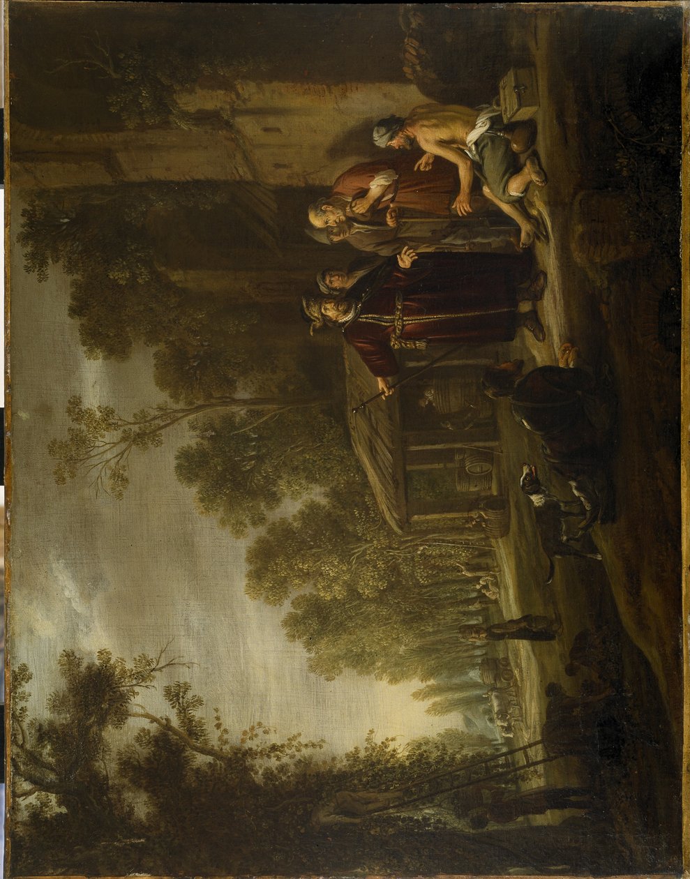 Przypowieść o robotnikach w winnicy, ok. 1637 (olej na płótnie) autorstwa Nicolaes Cornelisz (c.1592 1655) Moeyaert