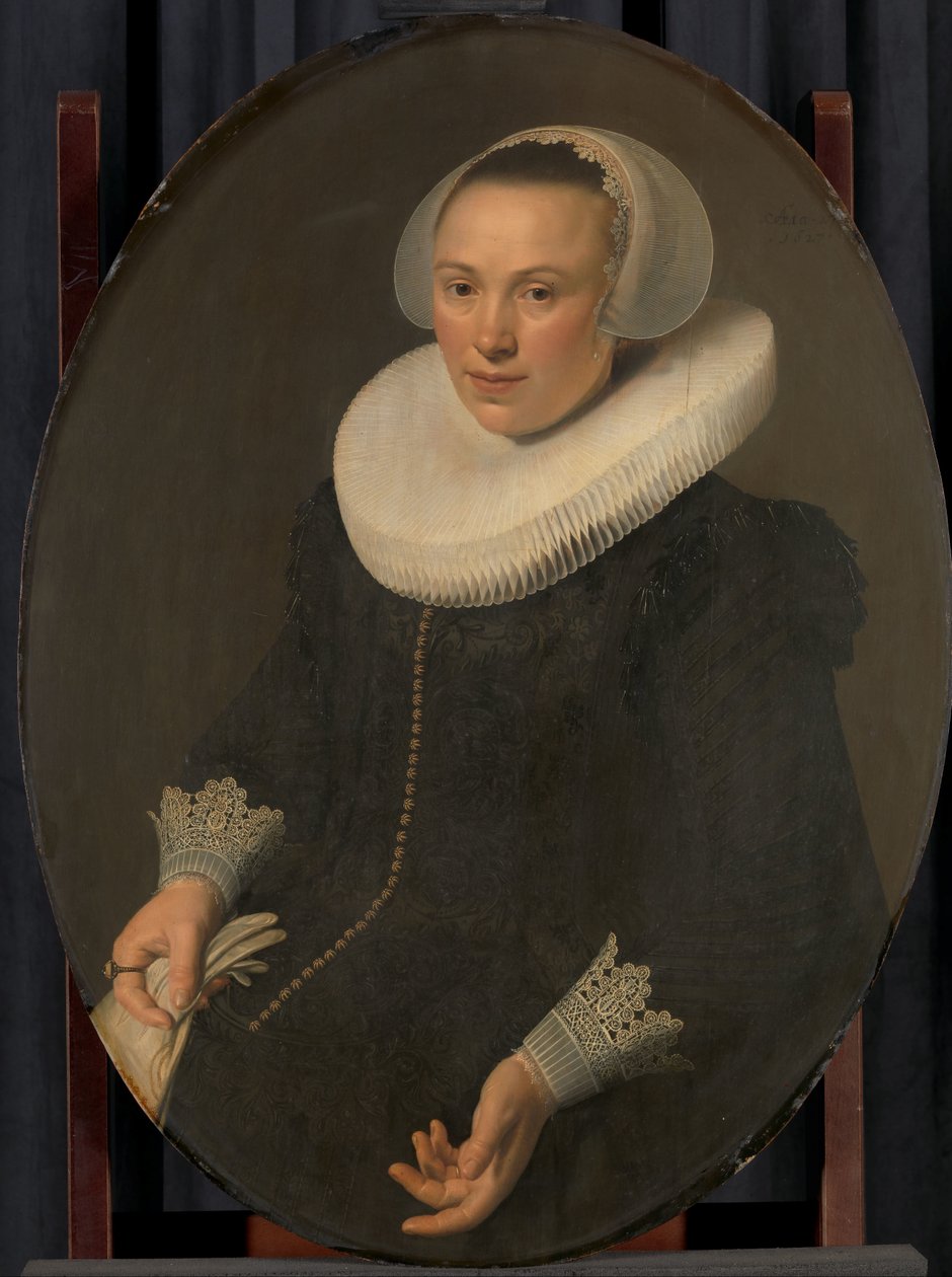 Portret Marii Joachimsdr Swartenhont (1598-1631) autorstwa Nicolaes Eliasz Pickenoy
