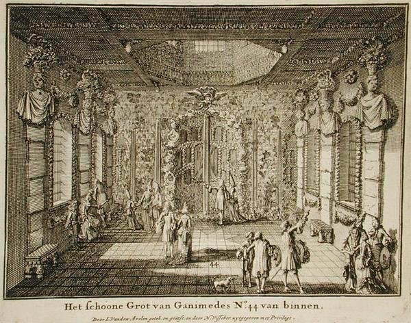 Grota Ganimedesa (rycina) autorstwa Nicolaes Jansz  Visscher