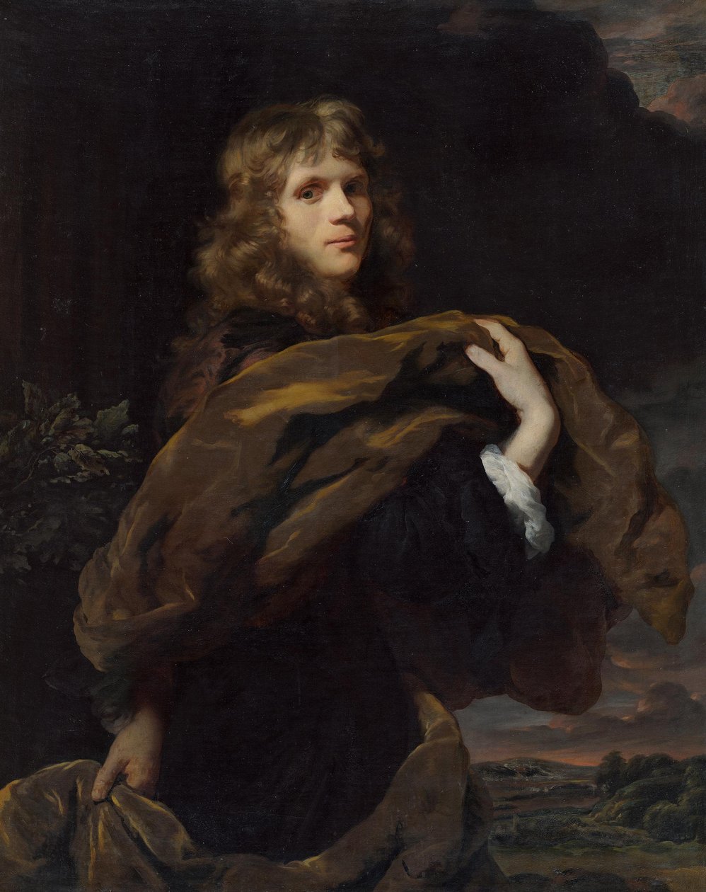 Portret młodego dżentelmena autorstwa Nicolaes Maes
