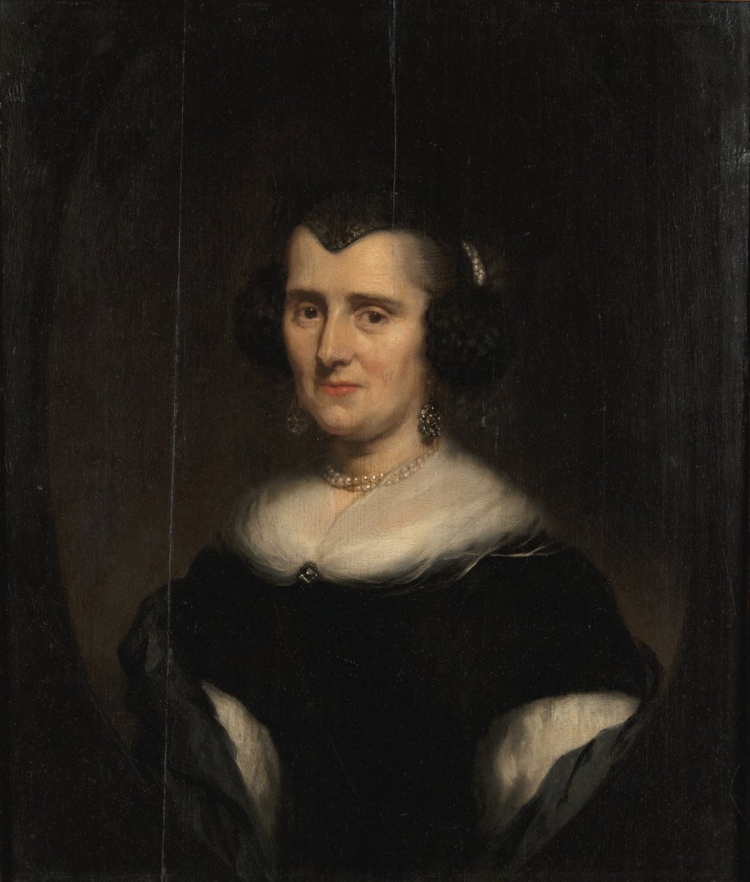 Portret popiersiowy kobiety w średnim wieku autorstwa Nicolaes Maes