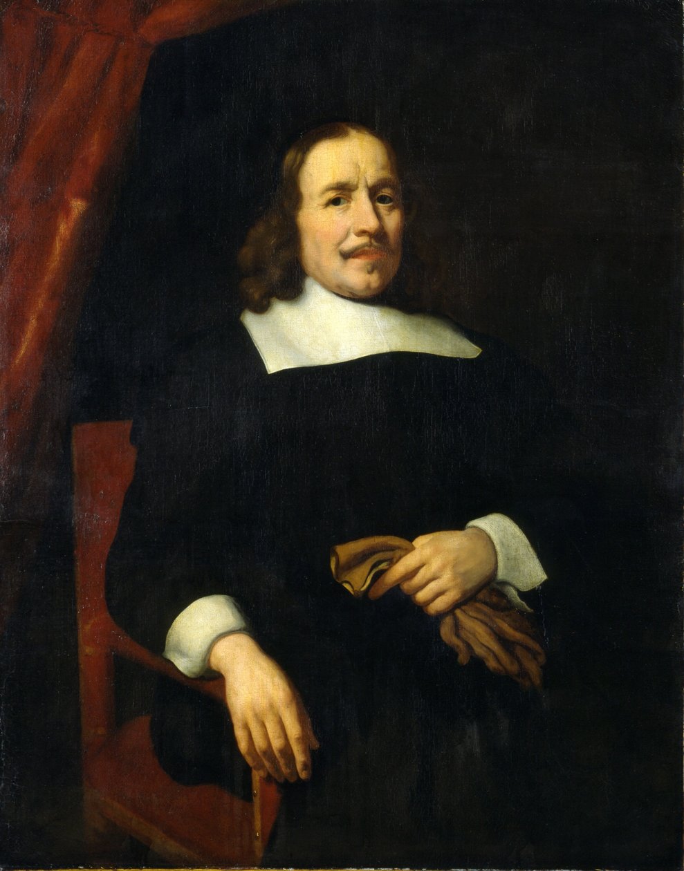 Holenderski dżentelmen autorstwa Nicolaes Maes