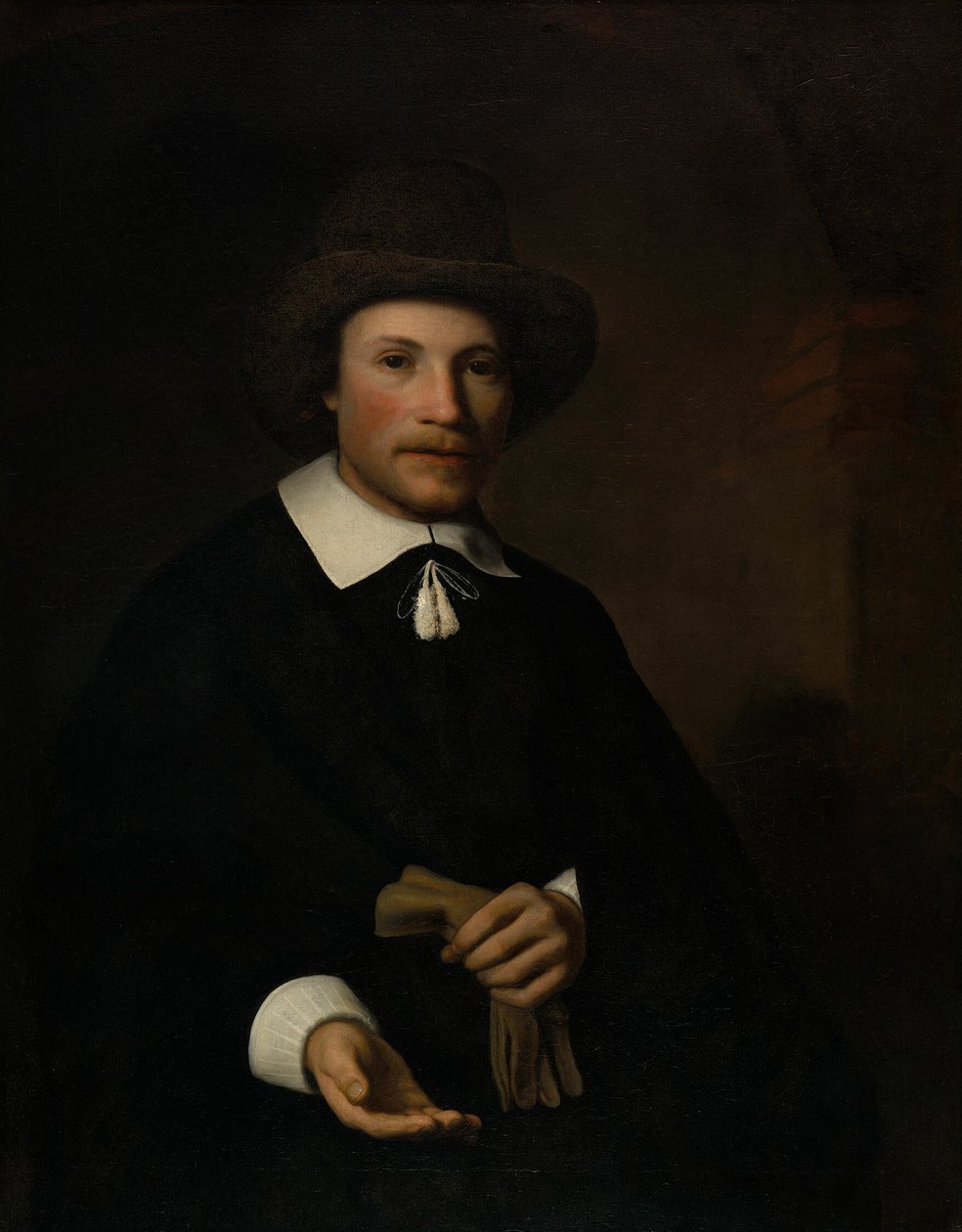 Portret mężczyzny autorstwa Nicolaes Maes