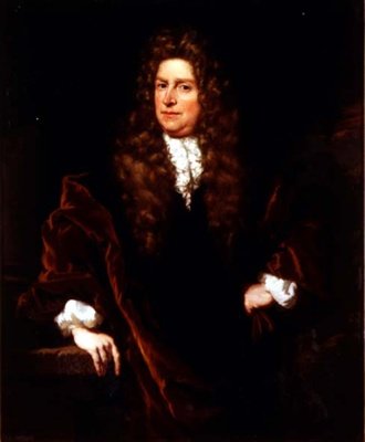 Portret dżentelmena w brązowym płaszczu (olej) autorstwa Nicolaes Maes