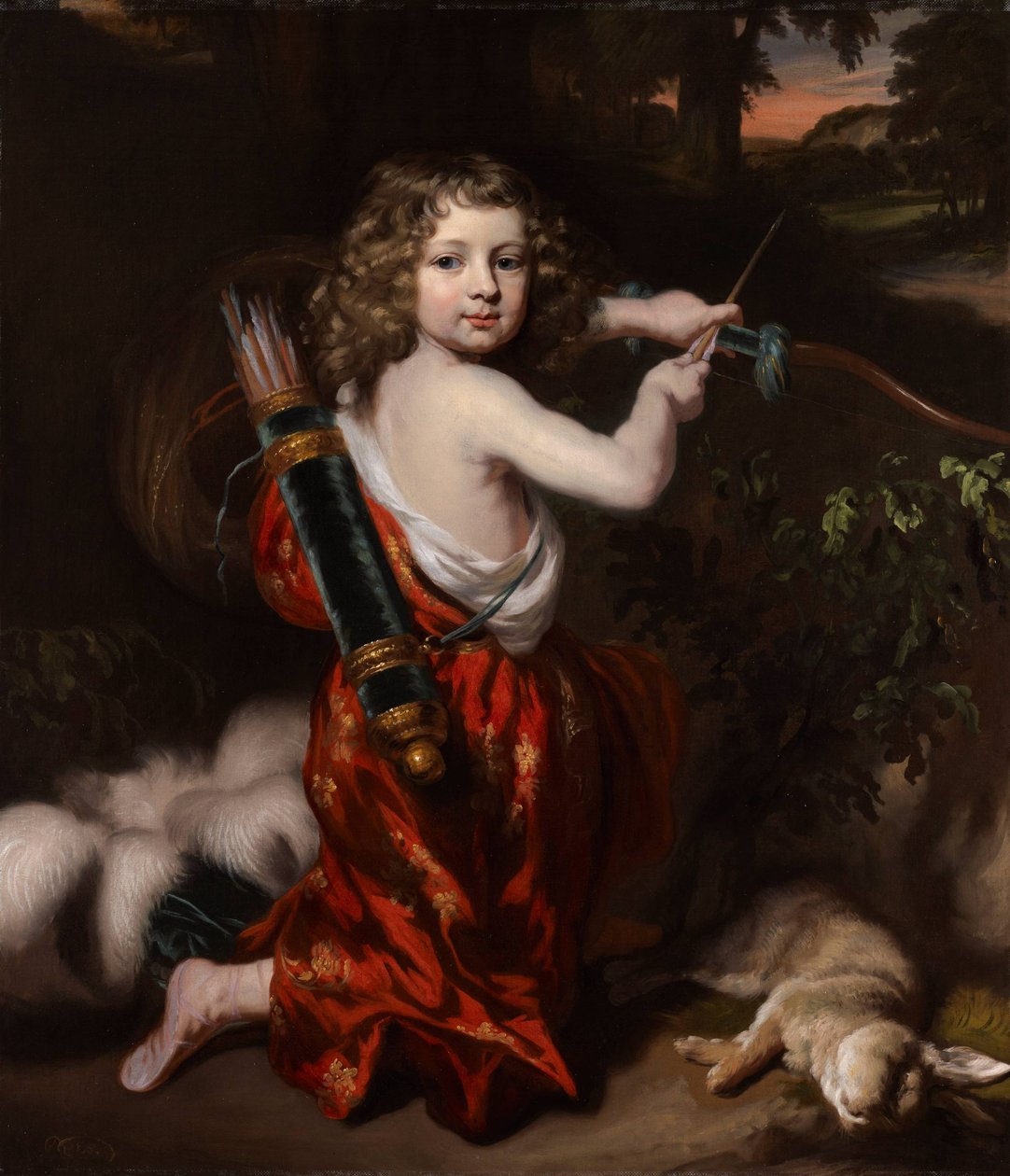 Portret nieznanego chłopca autorstwa Nicolaes Maes
