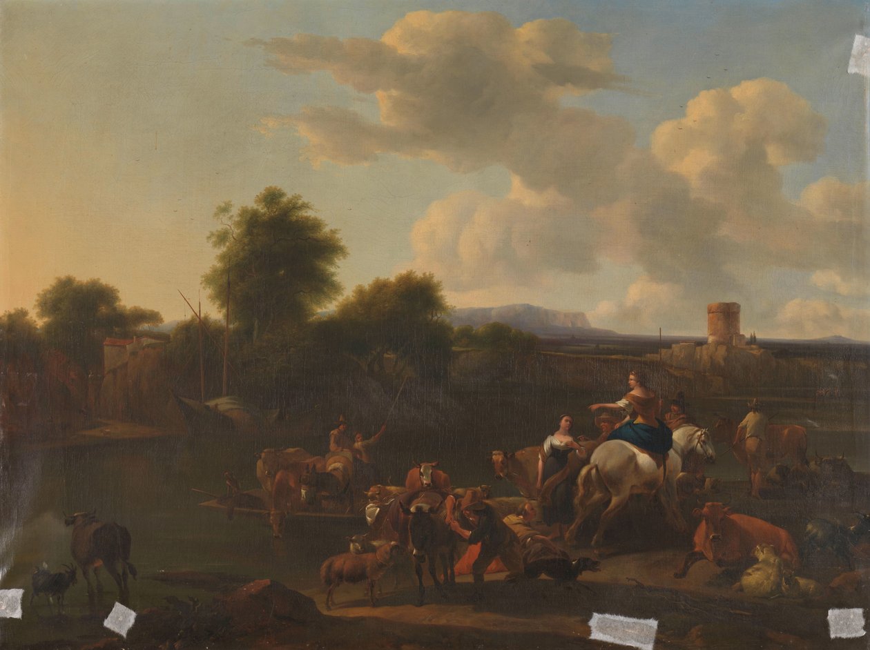 Prom dla bydła autorstwa Nicolaes Pietersz Berchem (copy after)