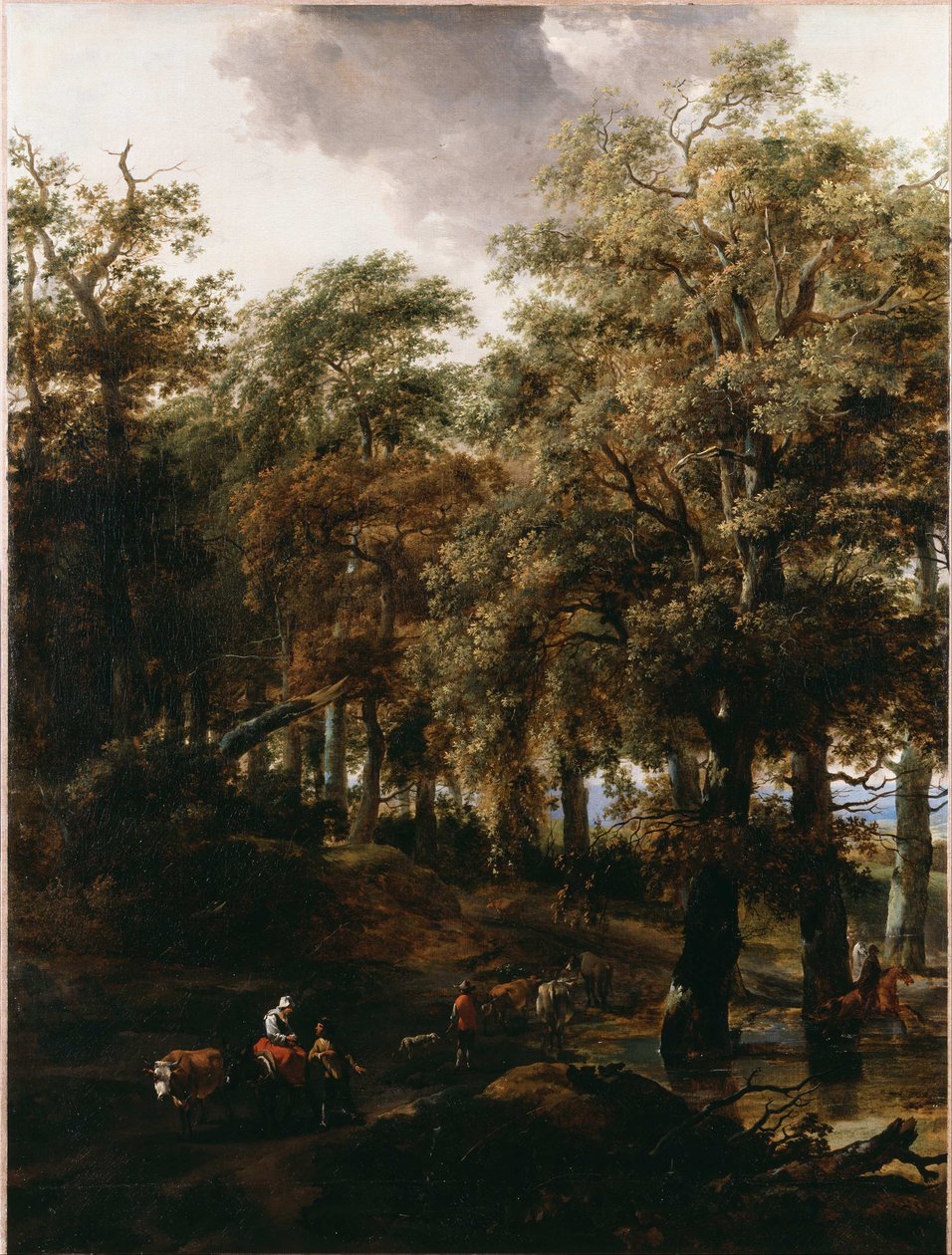Droga przez las autorstwa Nicolaes Pietersz. Berchem
