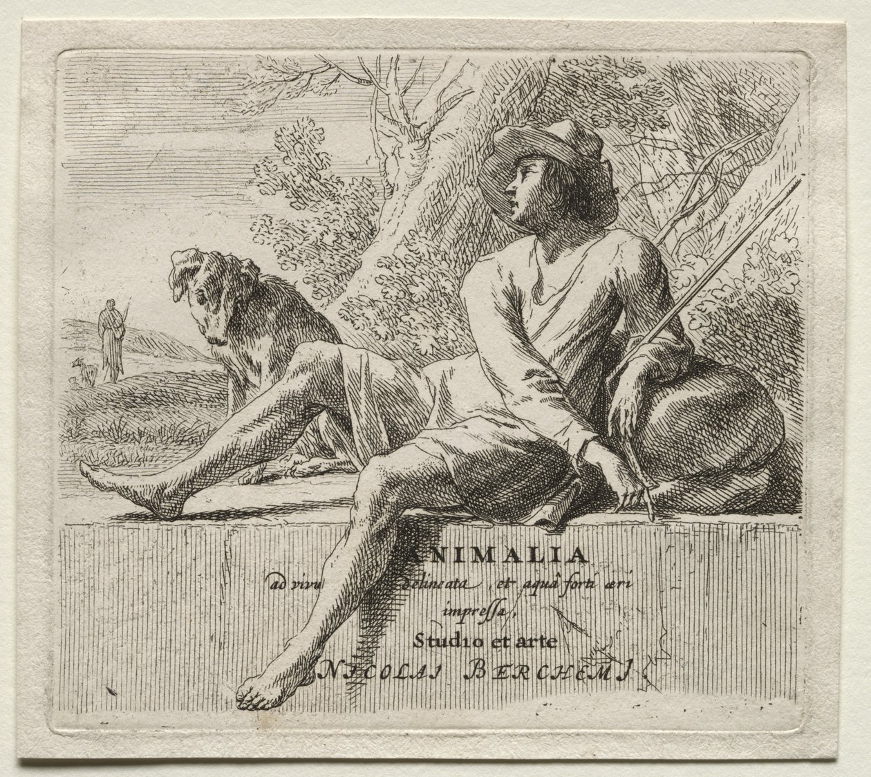 Seria Nicolaes Berchem Starszy Pasterz. autorstwa Nicolaes Pietersz. Berchem