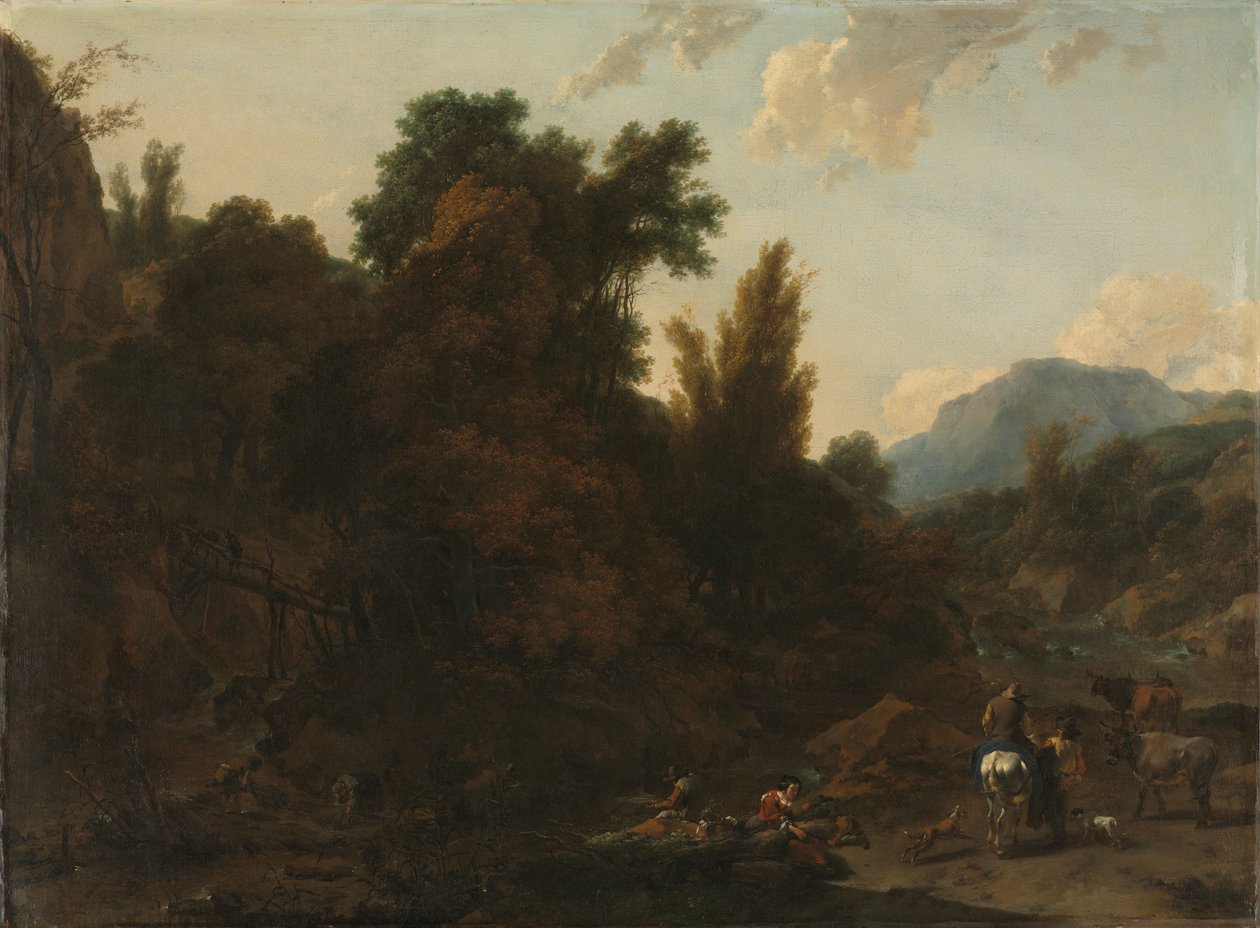 Zbieracze pędów autorstwa Nicolaes Pietersz. Berchem