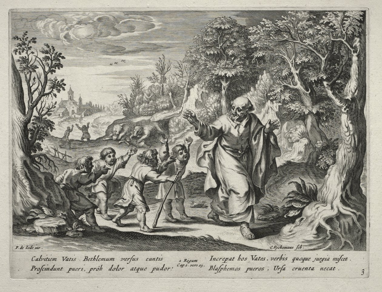 Historia Elizeusza autorstwa Nicolaes Rijckmans