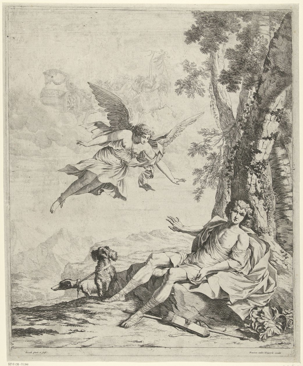Aurora i Cephalus Furgon dachowy Cephalus autorstwa Nicolaes Van Helt Stockade