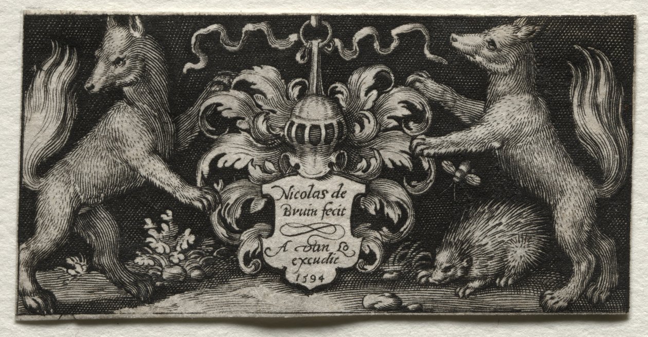 Herb autorstwa Nicolaes de Bruyn