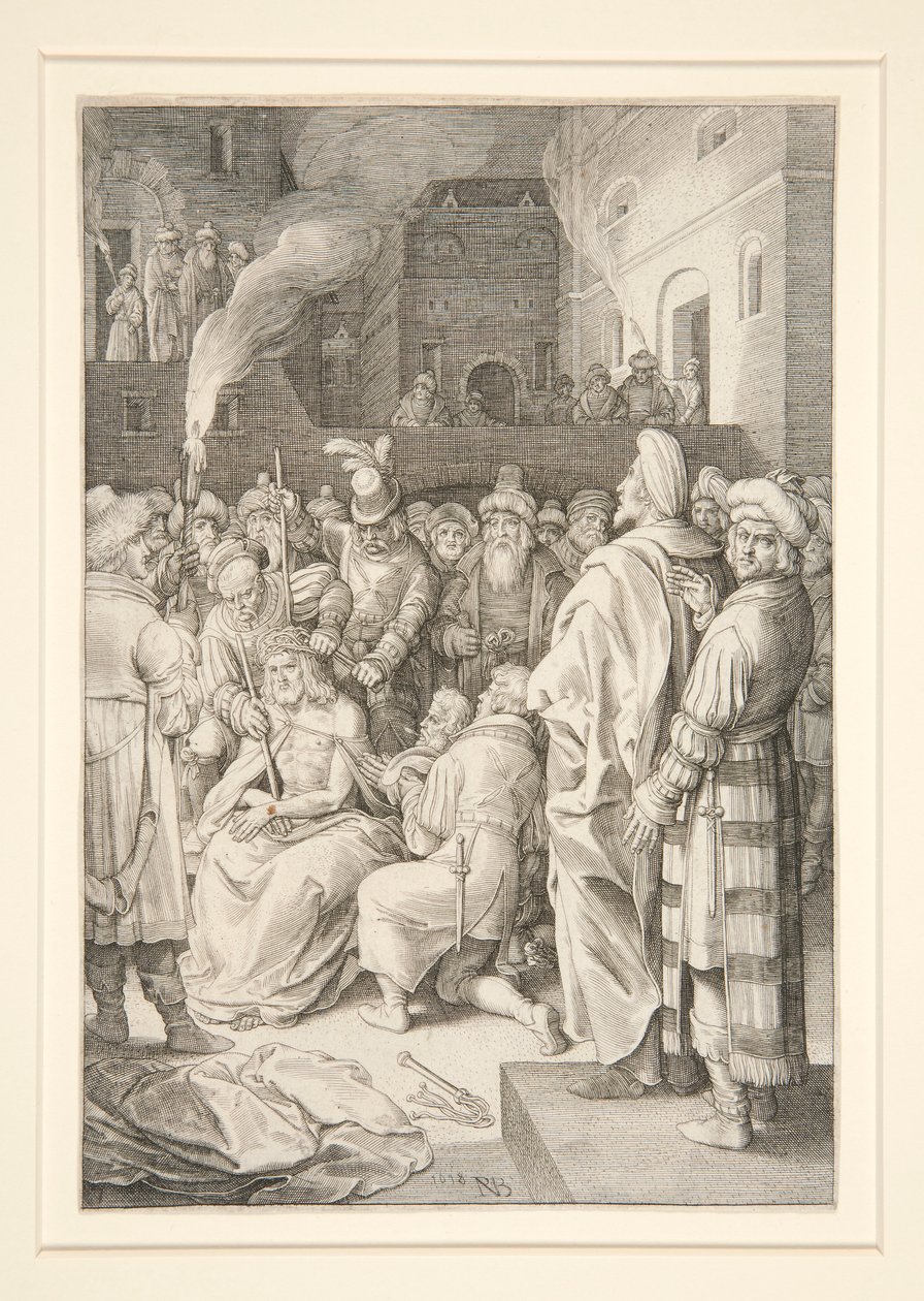 Ukoronowanie cierniem (seria Passion) autorstwa Nicolaes de Bruyn