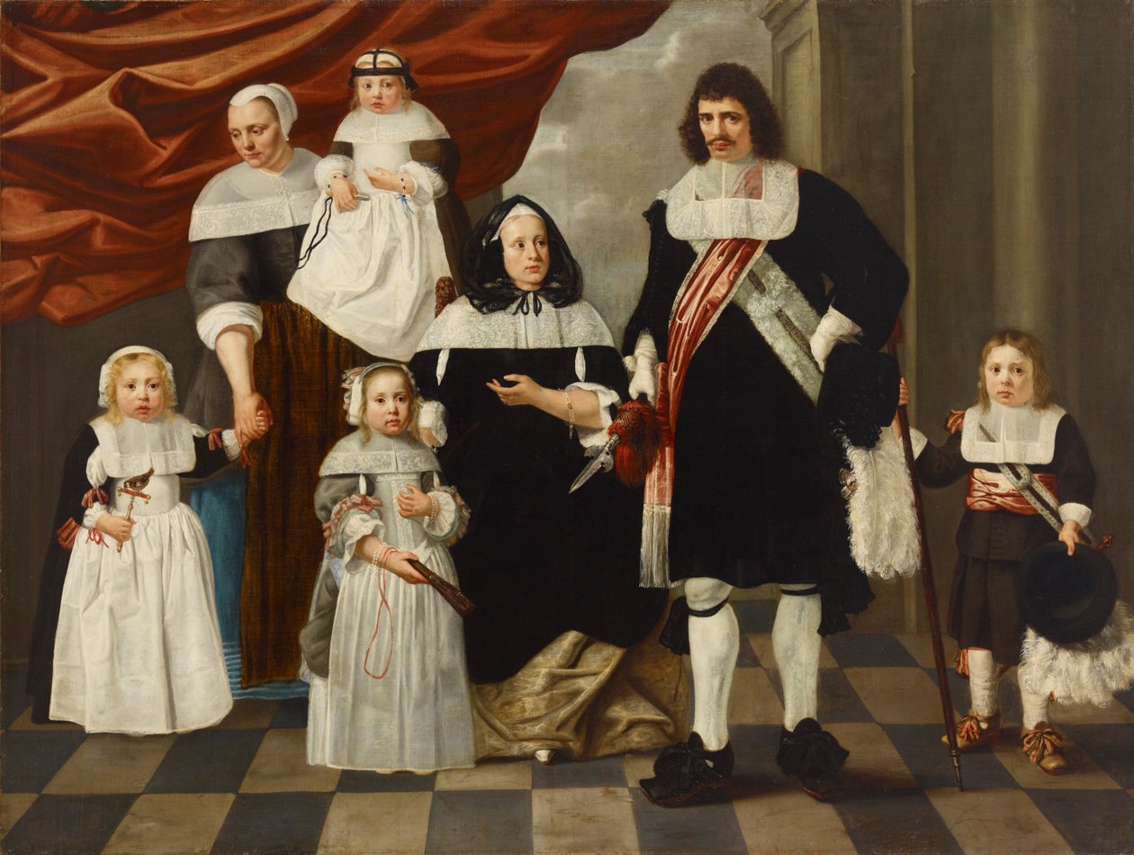 Portret rodziny. autorstwa Nicolaes de Helt Stockade