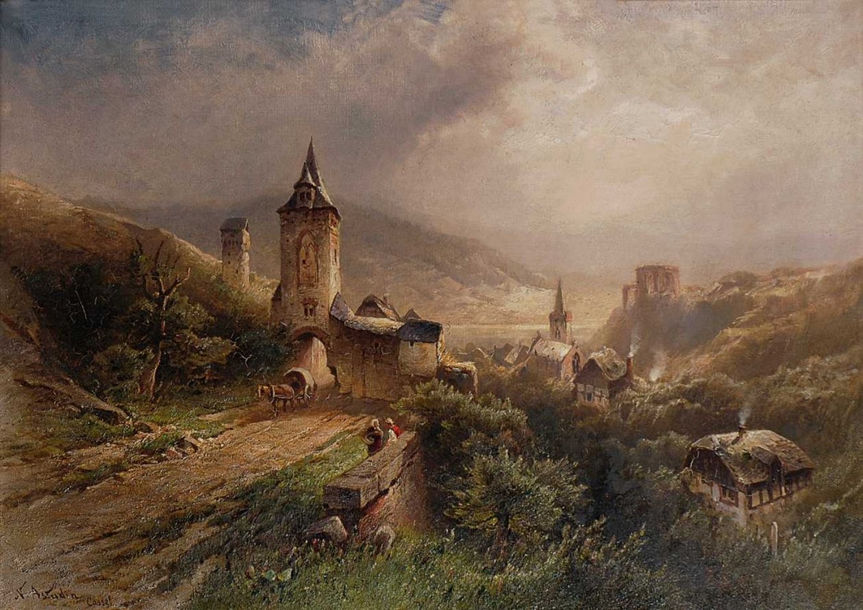 Steegertor w Bacharach am Rhein autorstwa Nicolai Astudin