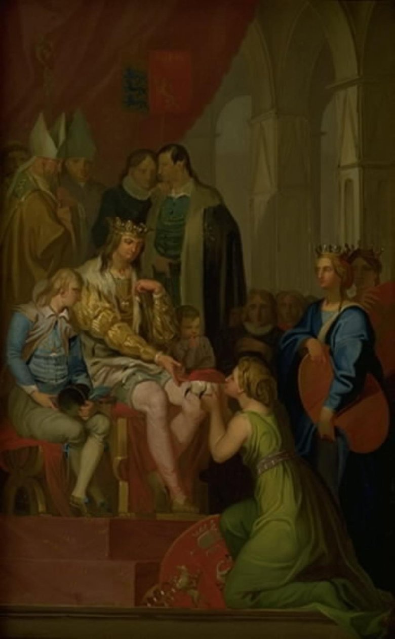 Christian I Podniesienie Prowincji Holsztyn do stanu Księstwa w 1460 autorstwa Nicolai Abildgaard