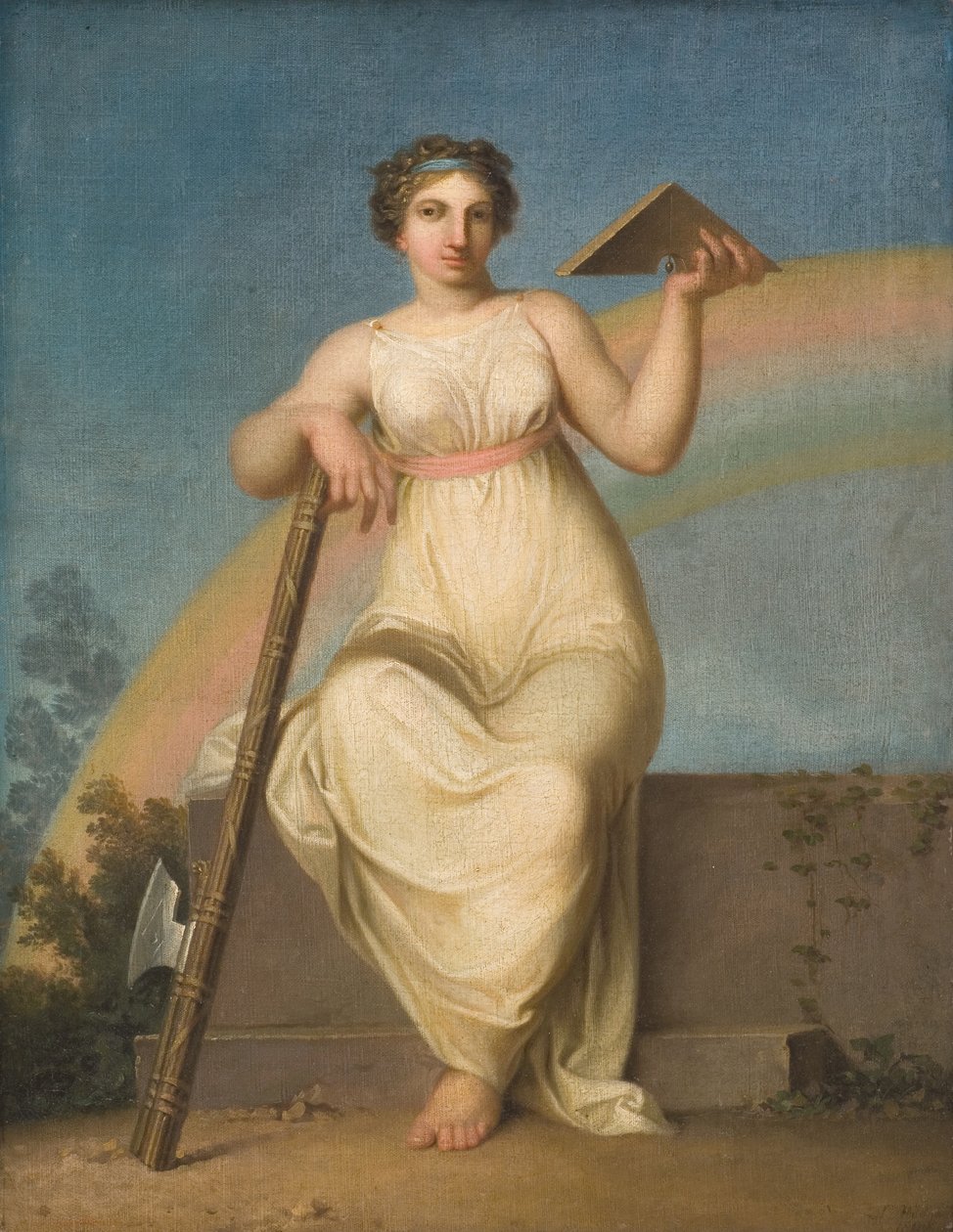 Prawoznawstwo. Figura alegoryczna, 1800. autorstwa Nicolai Abraham Abildgaard