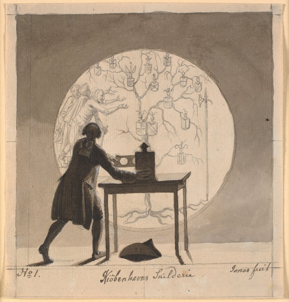 Laterna Magica, 1786-1788. autorstwa Nicolai Abraham Abildgaard