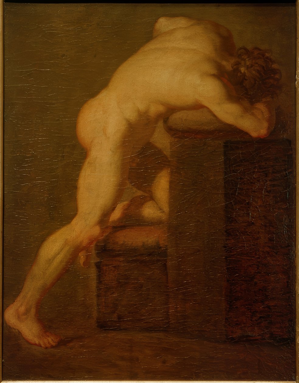 Akt męski autorstwa Nicolai Abraham Abildgaard