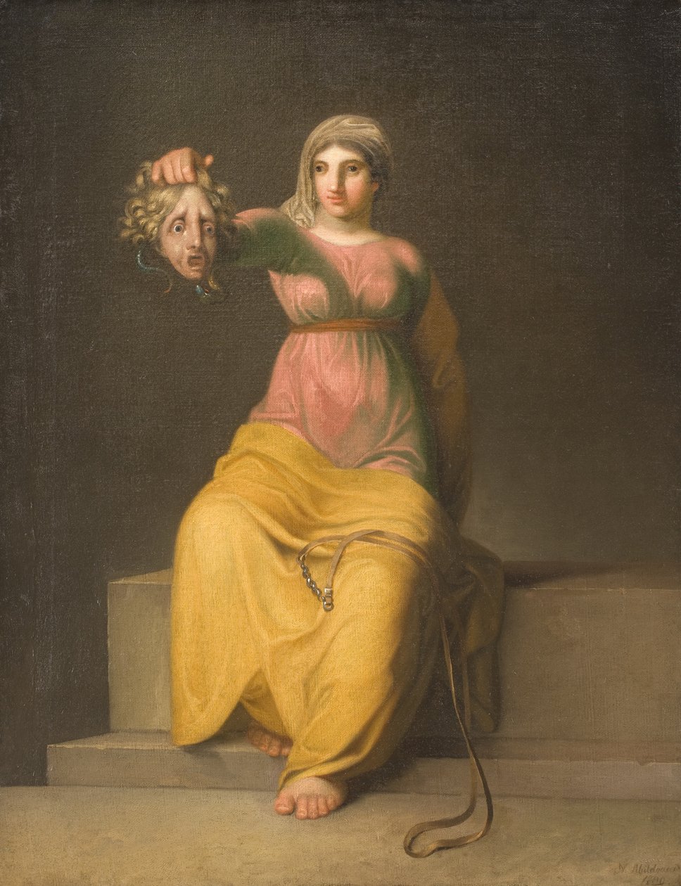 Teologia. Figura alegoryczna, 1800. autorstwa Nicolai Abraham Abildgaard