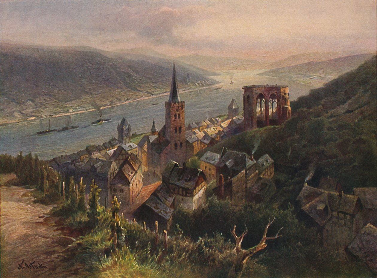 Bacharach, 1923. autorstwa Nicolai Astudin