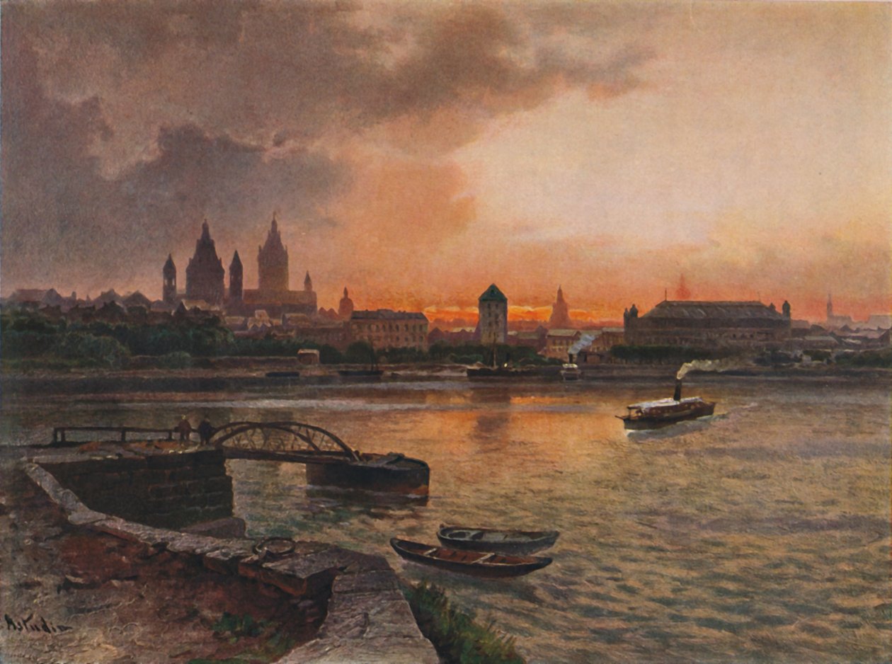 Moguncja, 1923. autorstwa Nicolai Astudin